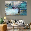 Picture of Charlotte's Finger Painting Large Canvas Print