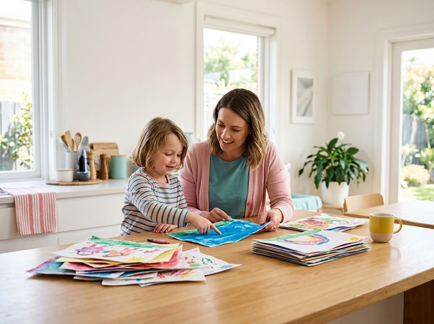What To Do With All Your Child's Artwork